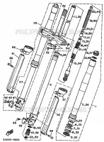 VOORVORK voor Yamaha YZ250 1989