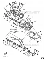 CILINDER voor Yamaha TDR240 1988