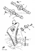 NOKKENAS / KETTING voor Yamaha XJ900F 1987