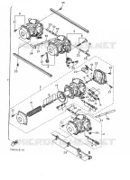 CARBURATEUR  voor Yamaha FZ750 1986