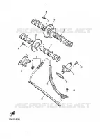 NOKKENAS / KETTING voor Yamaha FZ750 1986