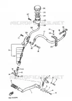 REMPOMP ACHTER voor Yamaha FZ750 1986