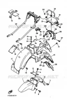 SPATBORD voor Yamaha FZ750 1986