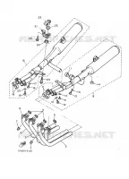 UITLAAT voor Yamaha FZ750 1986