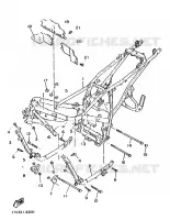 FRAME voor Yamaha FZ750 1986