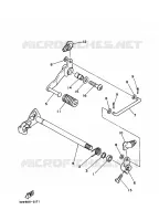 SCHAKEL STANG / PEDAAL voor Yamaha RD125LC 1986