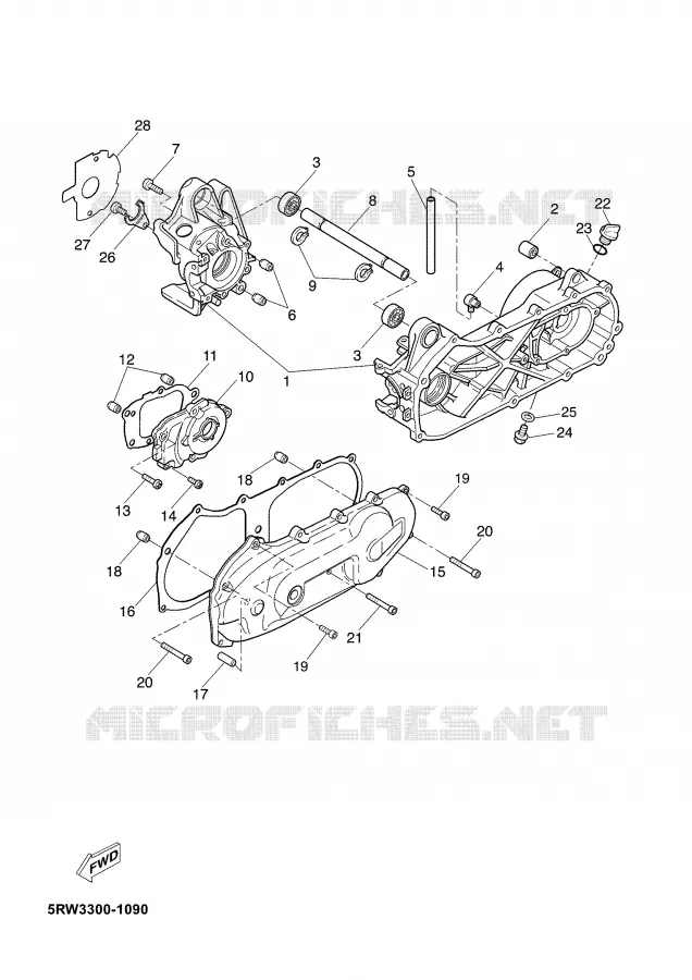 CARTERDELEN Yamaha SCOOTER 50 2003 JOG  CS50Z JOG RR