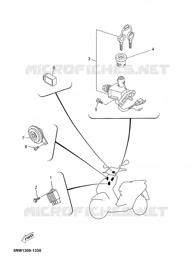 ELECTRISCH 1 Yamaha SCOOTER 50 2003 JOG  CS50Z JOG RR