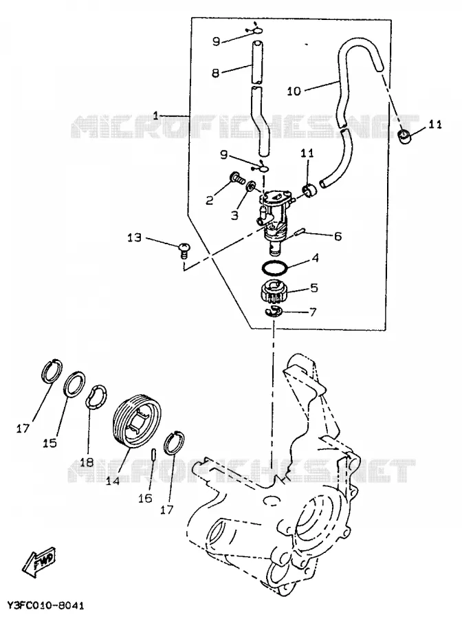 OLIEPOMP Yamaha SCOOTER 50 1990 BOOSTER  CW50