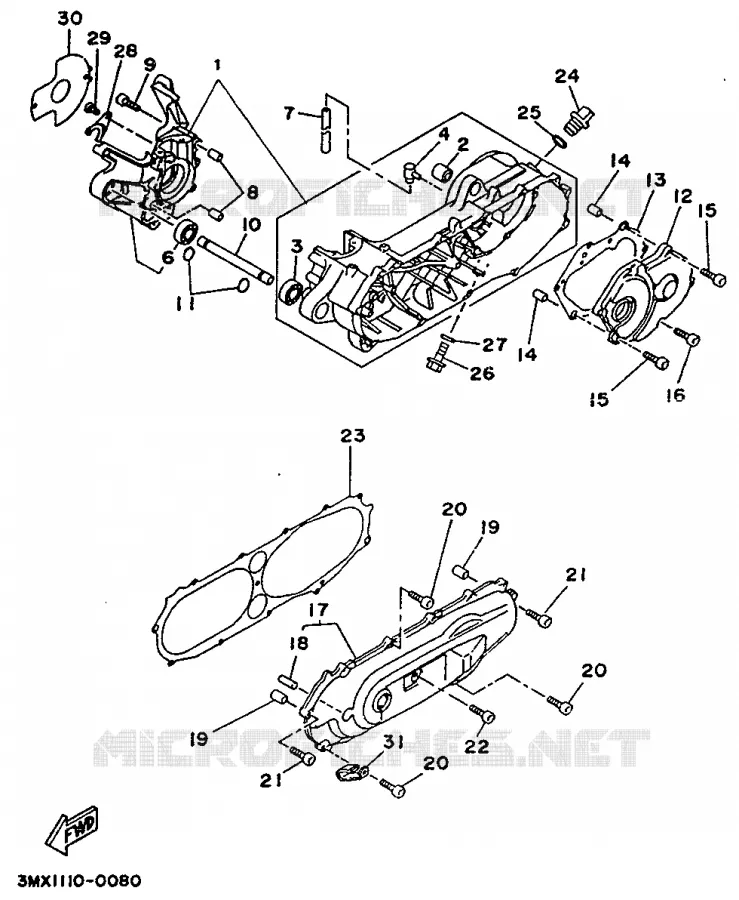 CARTERDELEN Yamaha SCOOTER 50 1990 BOOSTER  CW50