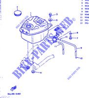 BENZINE TANK voor Yamaha BOOSTER 1991