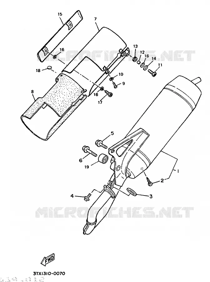 UITLAAT Yamaha SCOOTER 50 1992 BOOSTER  CW50