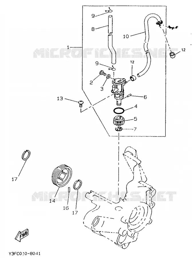OLIEPOMP Yamaha SCOOTER 50 1994 BOOSTER  CW50