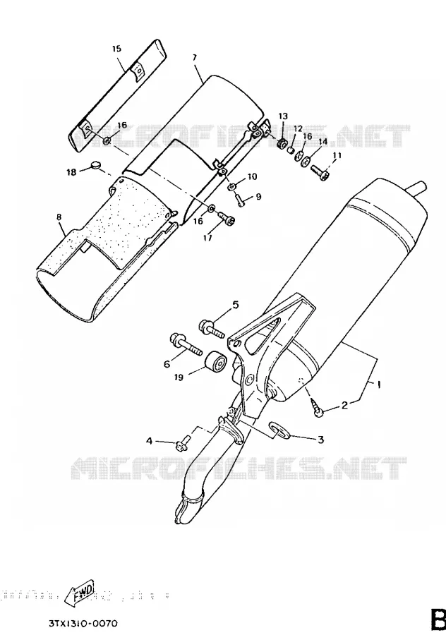 UITLAAT Yamaha SCOOTER 50 1994 BOOSTER  CW50