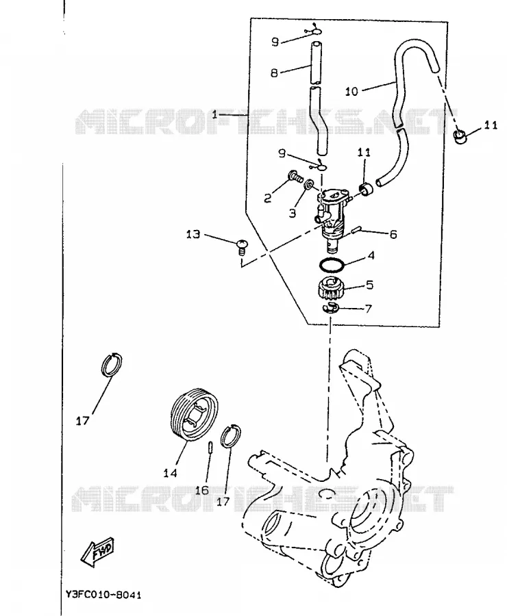 OLIEPOMP Yamaha SCOOTER 50 1994 BOOSTER  CW50