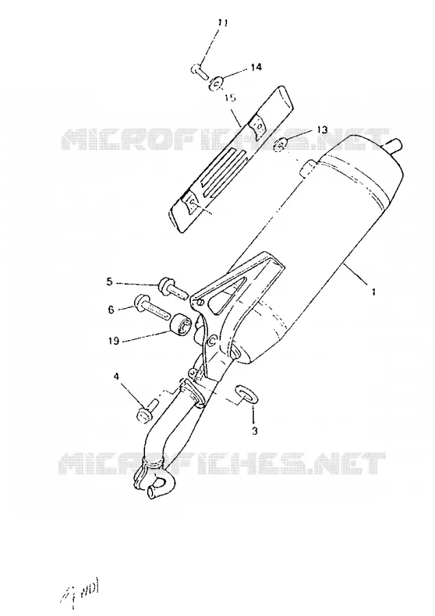 UITLAAT Yamaha SCOOTER 50 1996 BOOSTER  CW50