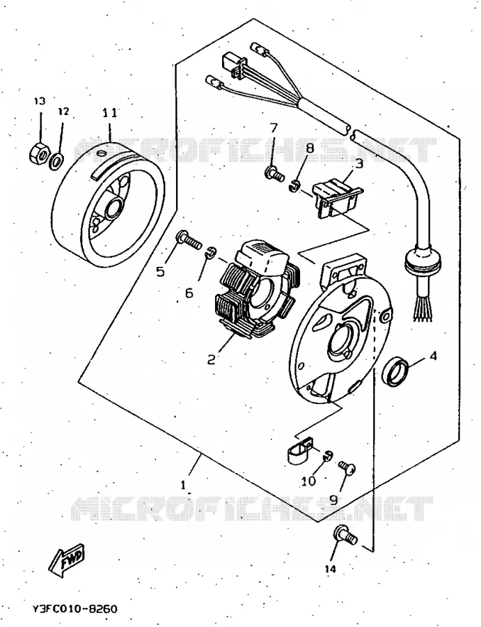 DYNAMO Yamaha SCOOTER 50 1997 BOOSTER  CW50