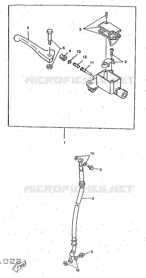 POMP VOOR Yamaha SCOOTER 50 1998 BOOSTER  CW50