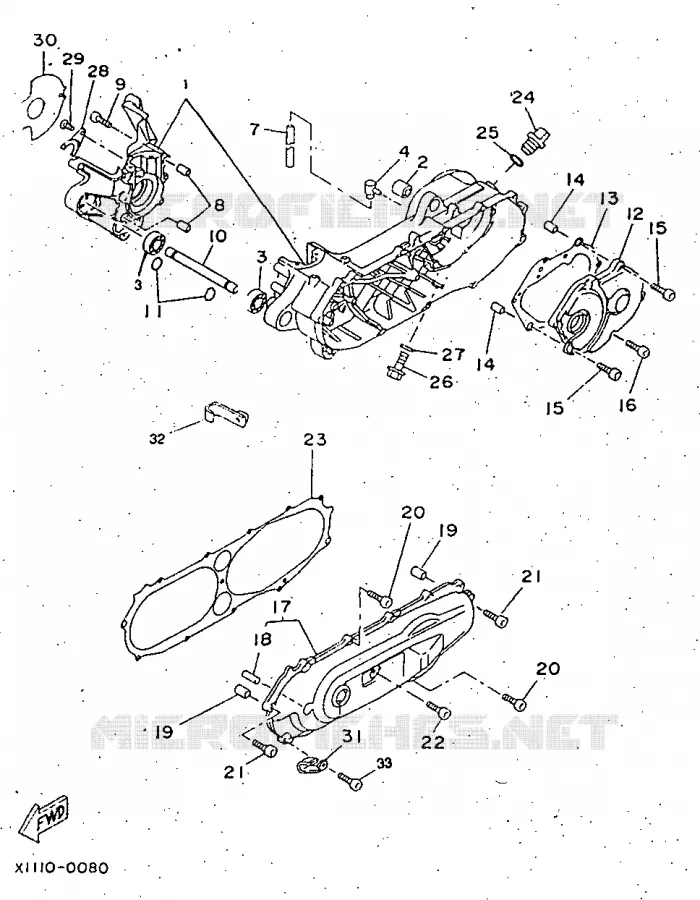 CARTERDELEN Yamaha SCOOTER 50 1998 BOOSTER  CW50