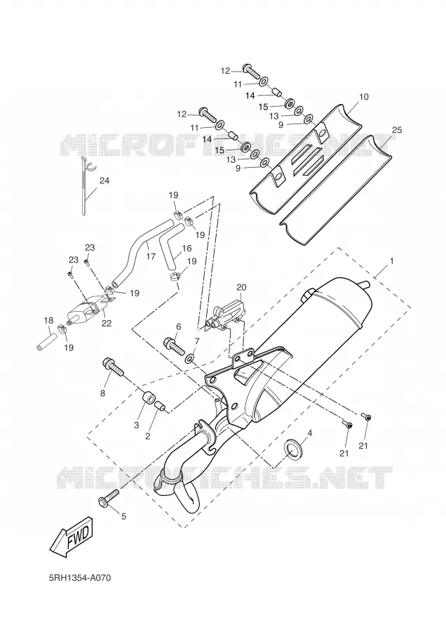 UITLAAT Yamaha SCOOTER 50 2001 BOOSTER  CW50