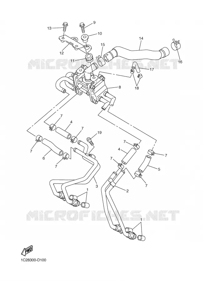 AIR INDUCTION SYSTEM AIS Yamaha MOTO 1000 2005 FAZER  FZS1000 FAZER