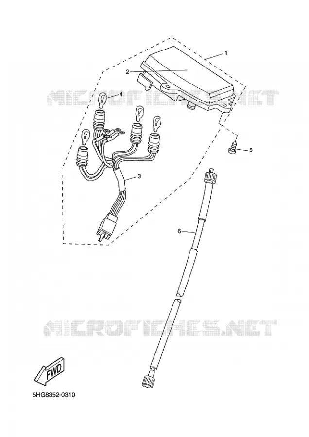 TELLERSET Yamaha SCOOTER 50 2003 BOOSTER  CW50