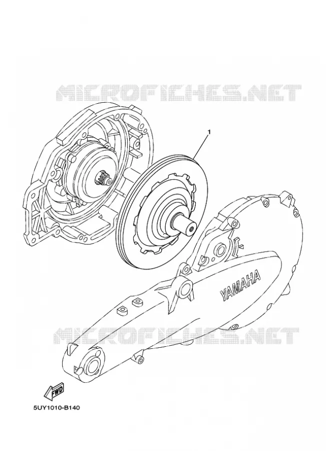 DYNAMO Yamaha SCOOTER 50 2003 PASSOL  EA06 PASSOL