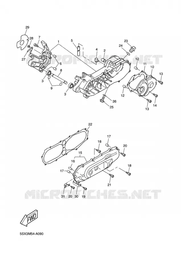CARTERDELEN Yamaha SCOOTER 50 2003 ROCKET  CW50RSP POWER ROCKET