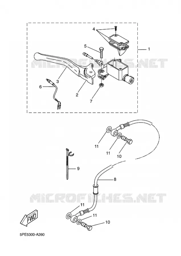 REMPOMP VOOR Yamaha SCOOTER 50 2003 NITRO  YQ50 NITRO