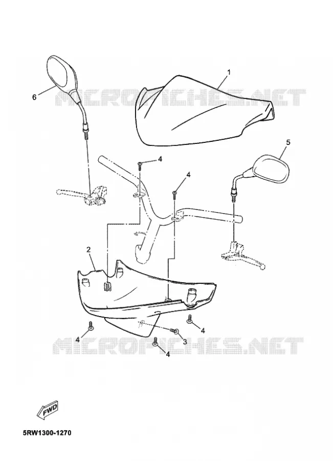 KAP 1 Yamaha SCOOTER 50 2003 MACH G  CS50Z MACH G LIQUIDE