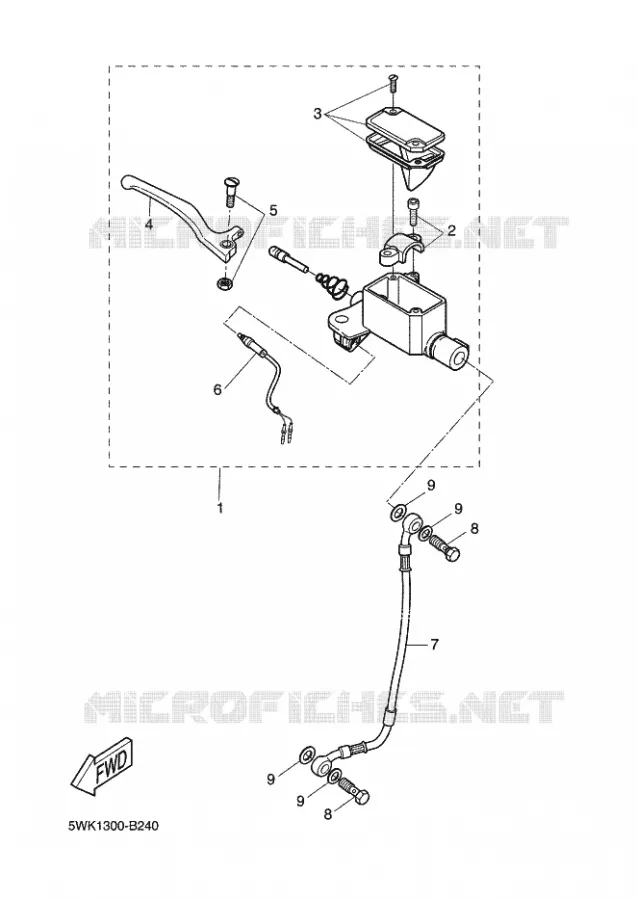 REMPOMP VOOR Yamaha SCOOTER 50 2003 STUNT NAKED  EW50N STUNT NAKED