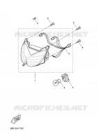 KOPLAMP voor Yamaha YQ50 2003
