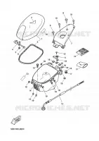ZADEL / BAGAGE REK voor Yamaha YQ50 2003