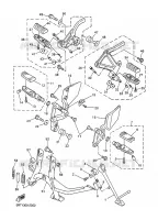 STANDAARD / VOETSTEUN voor Yamaha FZS600 2003