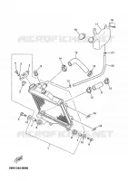 RADIATEUR / SLANG voor Yamaha TZR50 2003