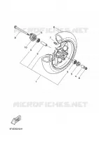 VOORWIEL voor Yamaha CW50RS 2003