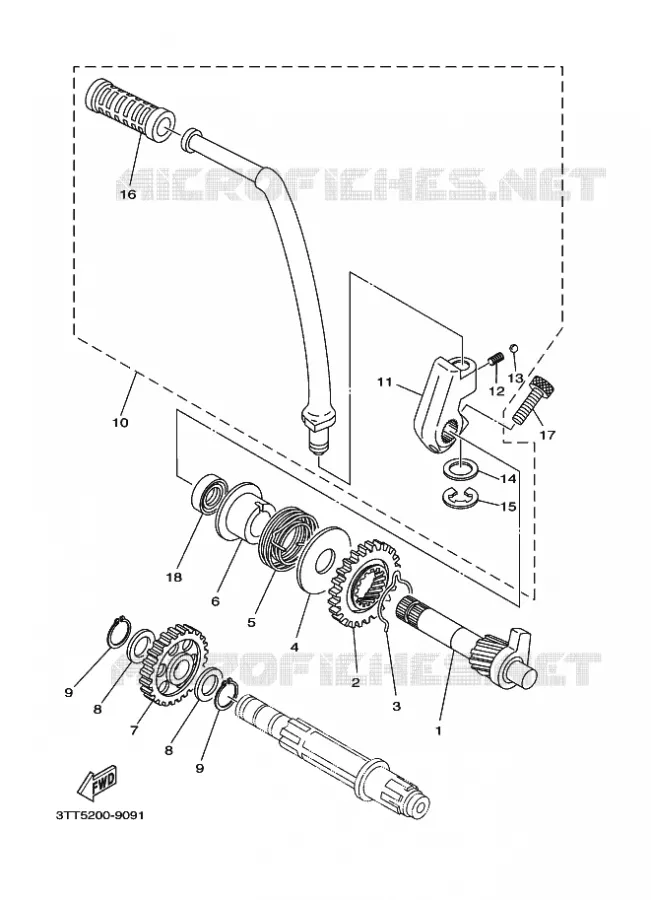 STARTMOTOR Yamaha MOTO 125 2003 DT  DT125