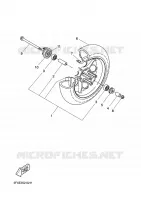 VOORWIEL voor Yamaha CW50RS 2003