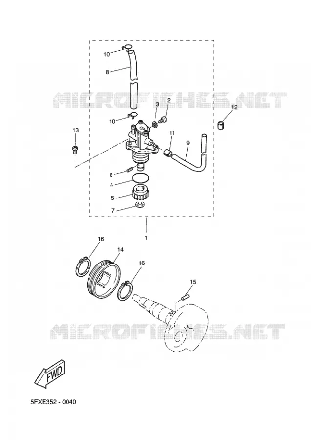 OLIEPOMP Yamaha SCOOTER 50 2003 NEXT GENERATION  CW50RS NEXT GEN