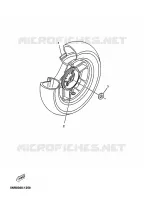ACHTERWIEL voor Yamaha YP125E 2003