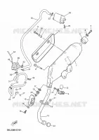 UITLAAT voor Yamaha YP125E 2003
