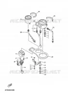 TELLERSET voor Yamaha X-POWER 2002