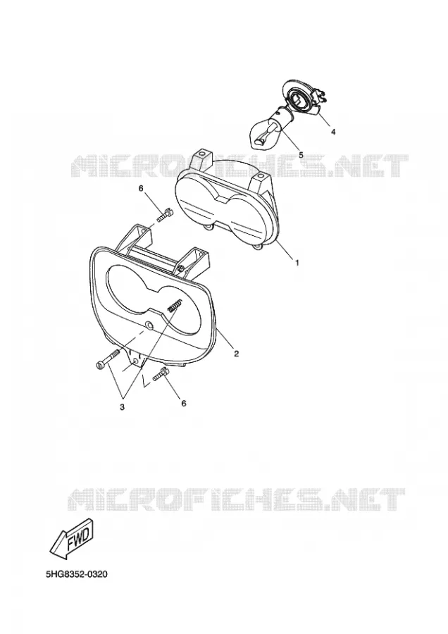 KOPLAMP Yamaha SCOOTER 50 2002 BOOSTER  CW50
