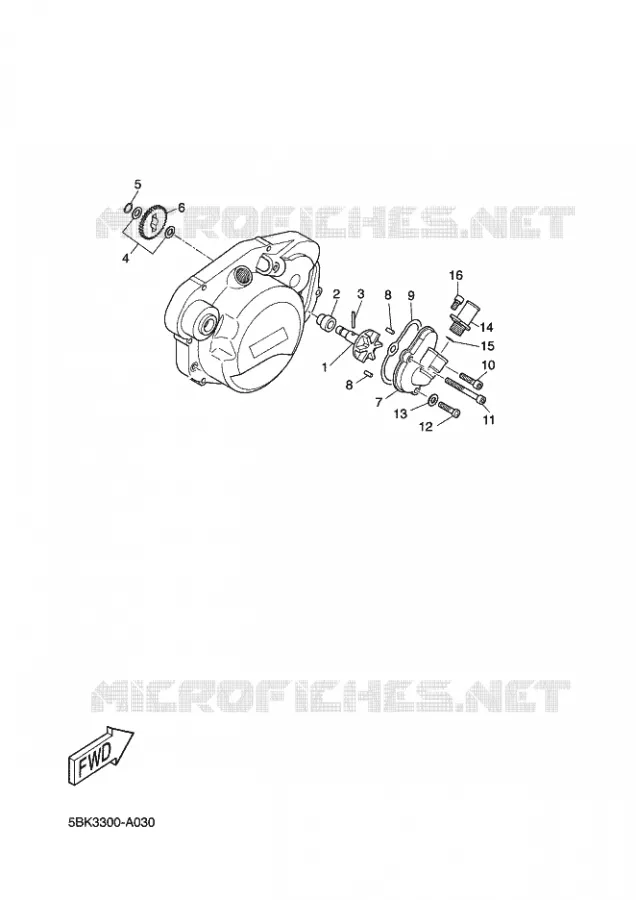 WATERPOMP / SLANGEN Yamaha MOTO 50 2002 MBK XLIMIT  DT50 X-LIMIT