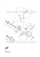 OLIEPOMP voor Yamaha X-LIMIT SUPERMOTARD 2002