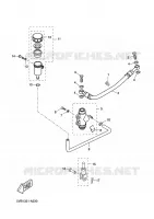 REMPOMP ACHTER voor Yamaha X-LIMIT SUPERMOTARD 2002