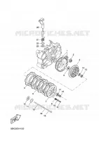 STARTMOTOR KOPPELINGS voor Yamaha X-LIMIT SUPERMOTARD 2002