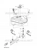 BENZINE TANK voor Yamaha XN125 2002