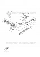 NOKKENAS / KETTING voor Yamaha XN125 2002