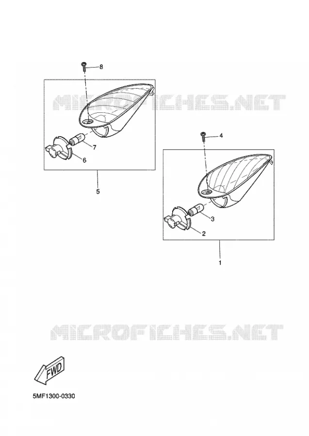 KNIPPERLICHT Yamaha SCOOTER 125 2002 DOODO  XN125 DOODO